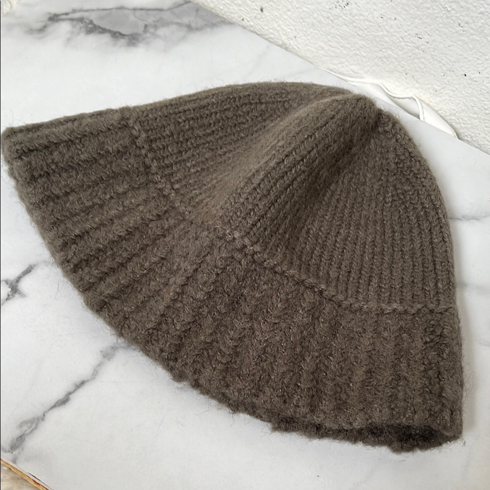Cozy Brown Knit Hat Unisex